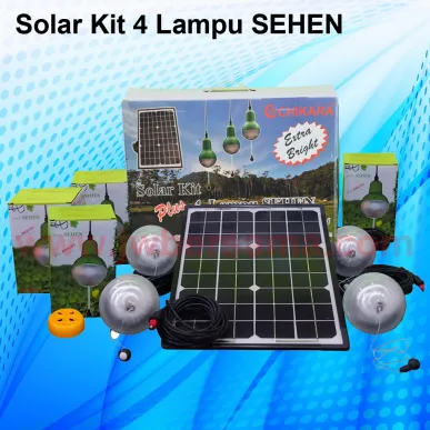 Solar Kit Solar Kit 4 Lampu Sehen  solar kit 4 lampu sehen  background